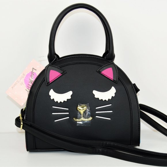 NWT Betsey Johnson Rainbow Ombre Cat Handbag - Picture 3 of 7